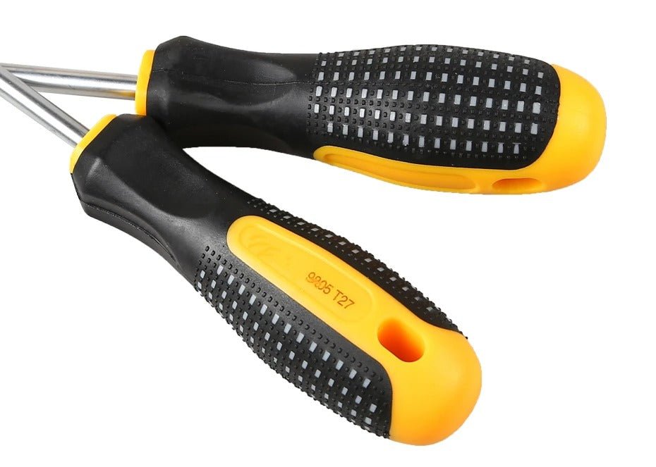 2 poignees tournevis torx