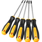  5 tournevis torx noir jaune
