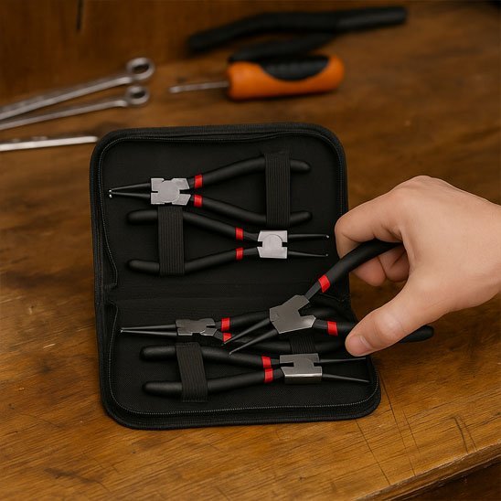 pinces boîtier 4 pinces  